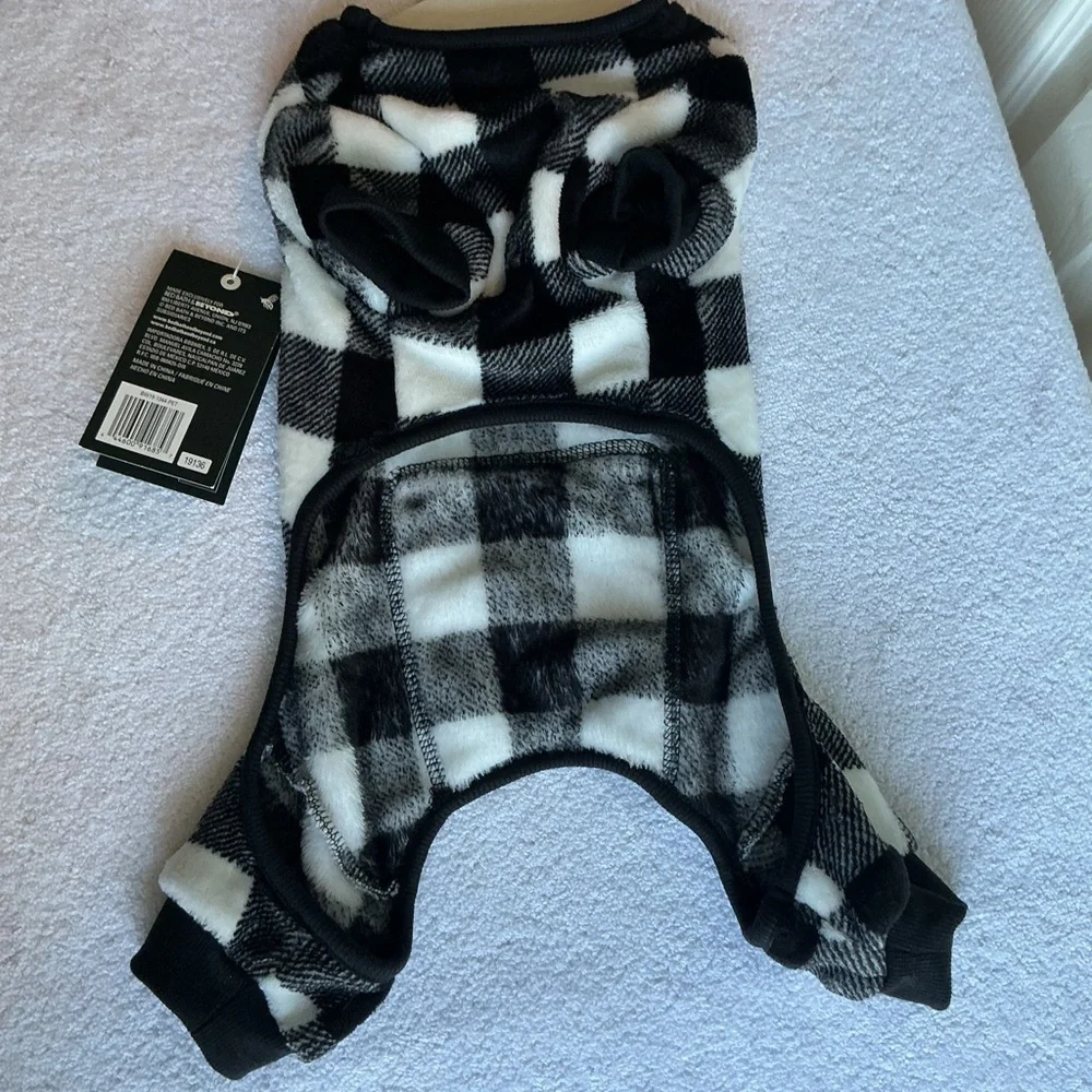 Bee&Willow Buffalo Check Dog Pajamas Medium